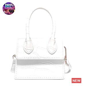 Mini Crossbody Bag Top Handle Clutch Sequin Purse Tote Handbag Adjustable Strap